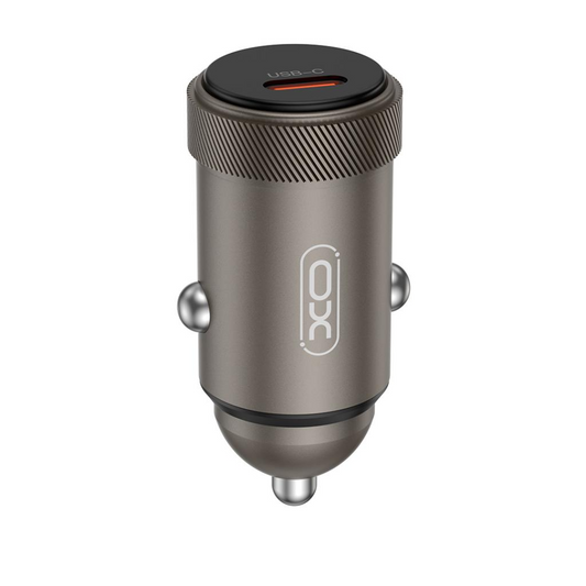 Auto-Ladegerät mit USB-C Kabel XO Design CC70, 30W, 3A, 1 x USB-C, Schwarz