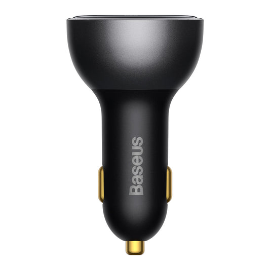 Auto-oplader met USB-C kabel Baseus, 140W, 5A, 1 x USB-A - 1 x USB-C, Zwart CGZX070001