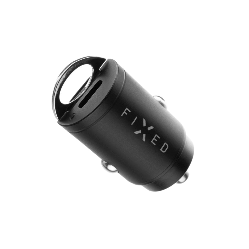 Auto-Ladegerät Fixed, 30W, 3A, 2 x USB-C, Schwarz