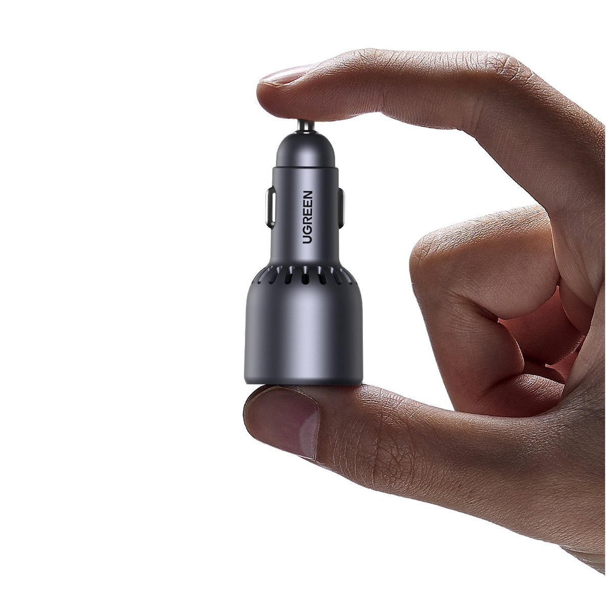KFZ-Ladegerät UGREEN EC703, 75W, 3.25A, 1 x USB-A - 2 x USB-C, Schwarz