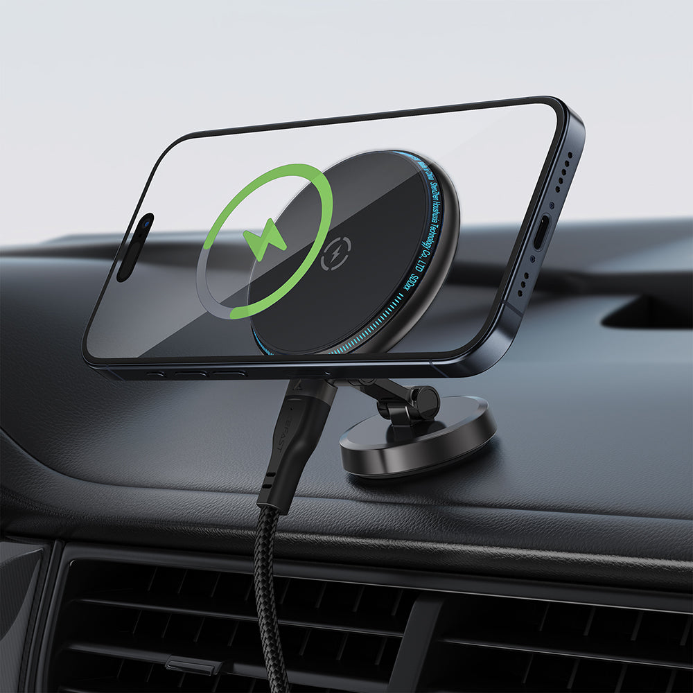 Acefast D30 Wireless Car Charger, 15W, 1.67A, Black