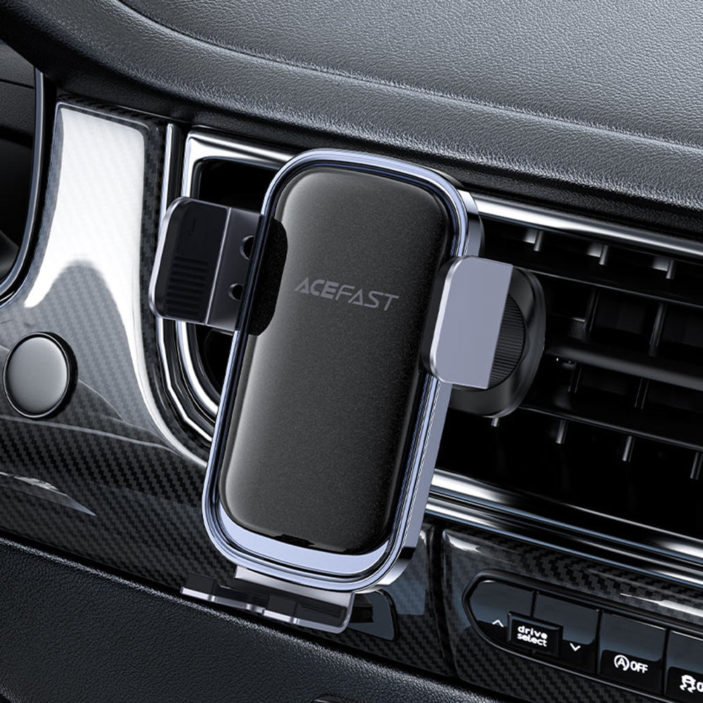 Auto Wireless-Ladegerät Acefast D39 mit Solarpanel, 15W, 1.67A, Schwarz