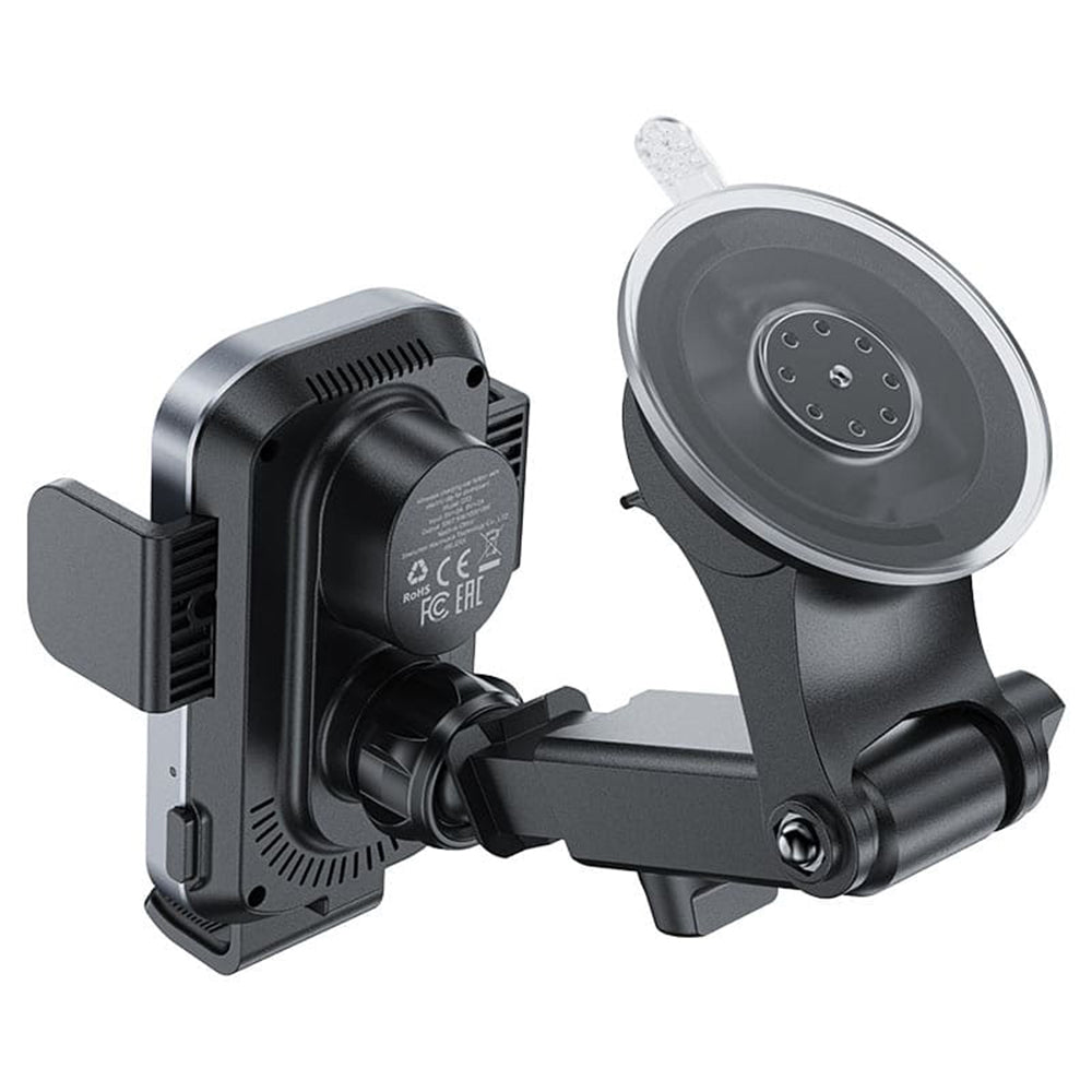 Draadloze Auto Oplader Acefast D53, 15W, 1.67A, Zwart