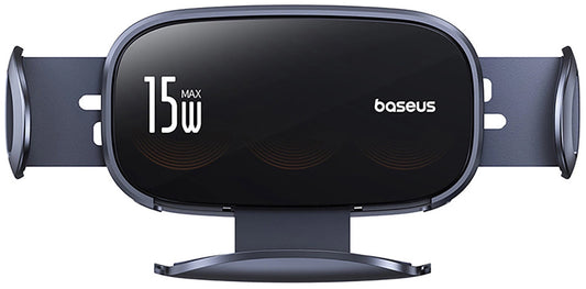 Baseus LightChaser Wireless Car Charger, 15W, 1.67A, Black, Resealed C40355901111-00