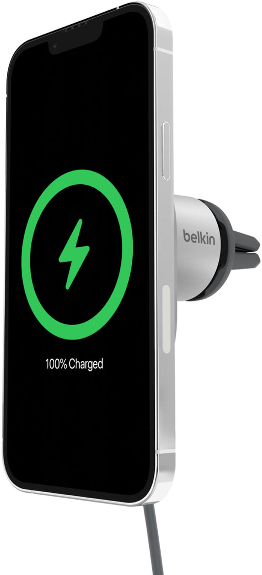 Draadloze Autolader Belkin BoostCharge Pro, 15W, 1.67A, Wit WIC008btGR-V2