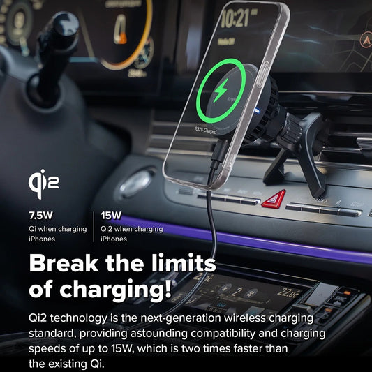 Chargeur Auto Sans Fil Ringke, 15W, 1.67A, Noir