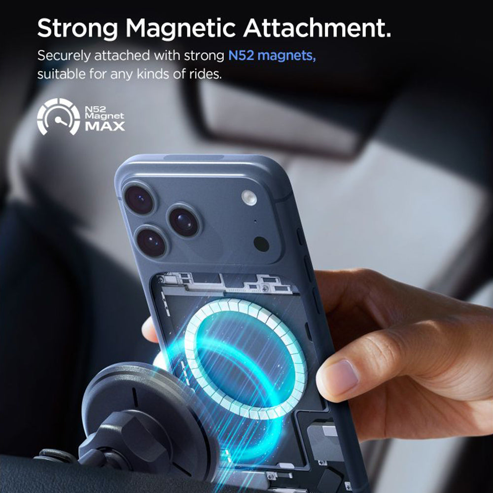 Kfz-Wireless-Ladegerät Spigen EV15MAQ Essential, 15W, 1.67A, Schwarz ACP10513