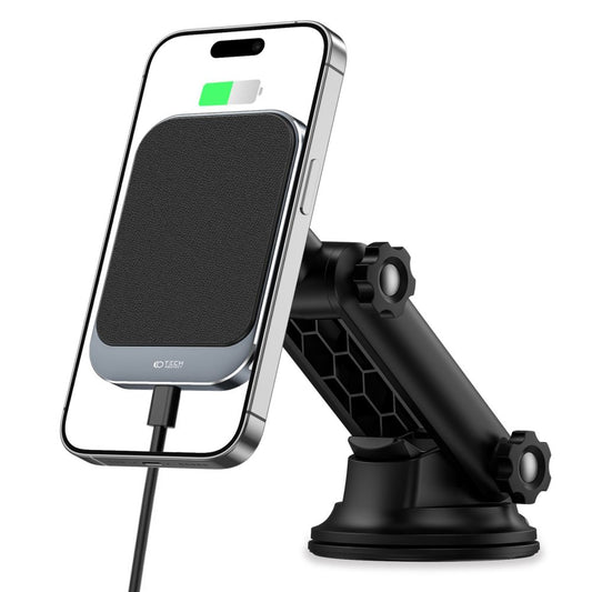 Chargeur voiture sans fil Tech-Protect MM15W-V2, 15W, 1,67A, noir