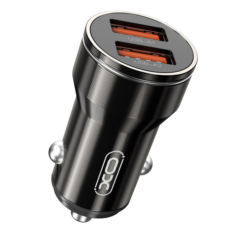 Chargeur Auto XO Design CC48, 12W, 2.4A, Noir