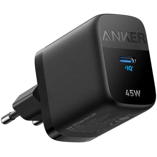Netzwerk-Ladegerät Anker 313, 45W, 3A, 1 x USB-C, Schwarz A2643G11