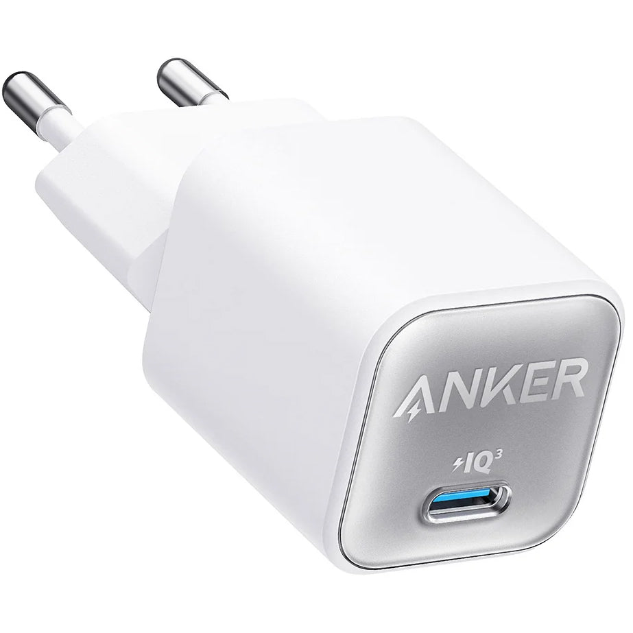Chargeur réseau Anker 511 Nano 3, 30W, 3A, 1 x USB-C, blanc A2147G21
