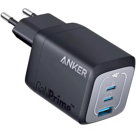 Chargeur réseau Anker Prime, 67W, 5A, 1 x USB-A - 2 x USB-C, Noir A2669313