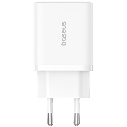 Netzladegerät Baseus Cube, 20W, 3A, 1 x USB-A - 1 x USB-C, Weiß P10111403213-00