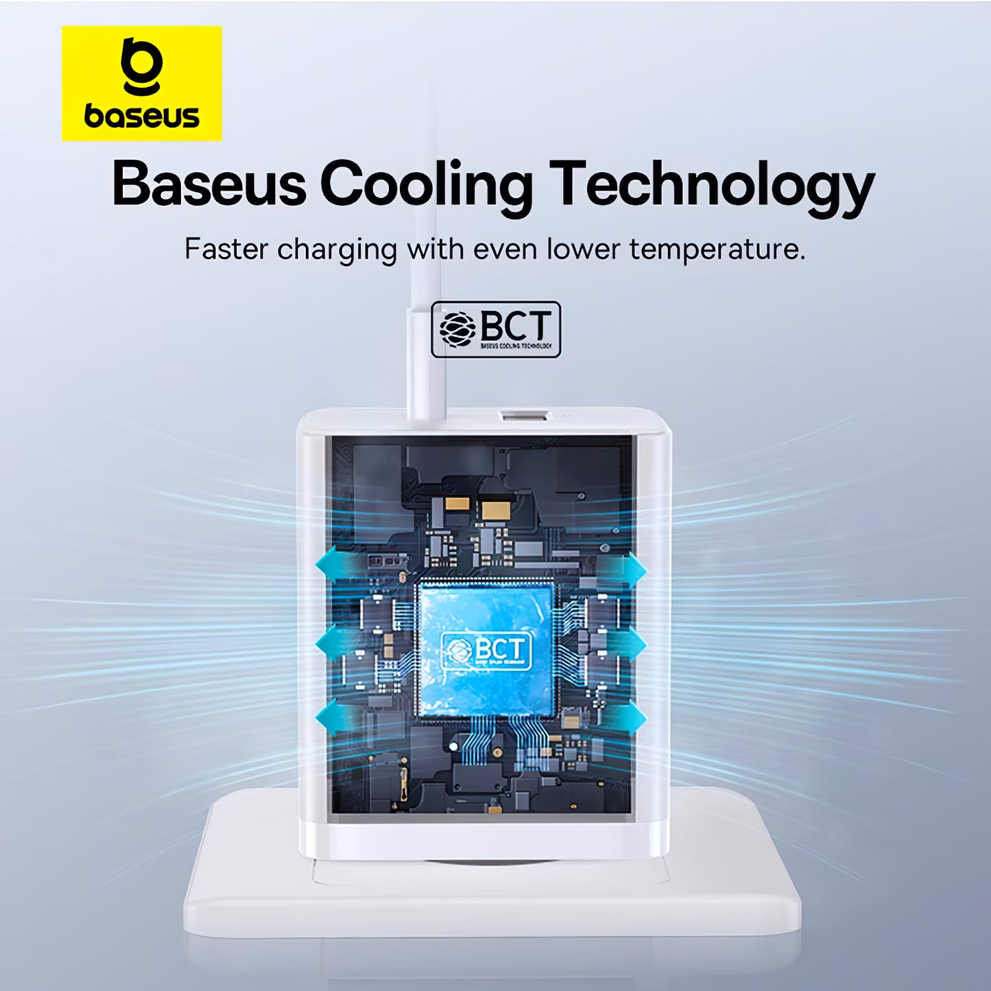 Netwerkoplader Baseus Cube, 30W, 2.4A, 1 x USB-A - 1 x USB-C, Wit P10111404213-00