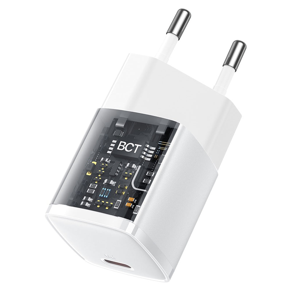 Baseus Cube Pro Netzladegerät, 30W, 3A, 1 x USB-C, Weiß CCXF000302