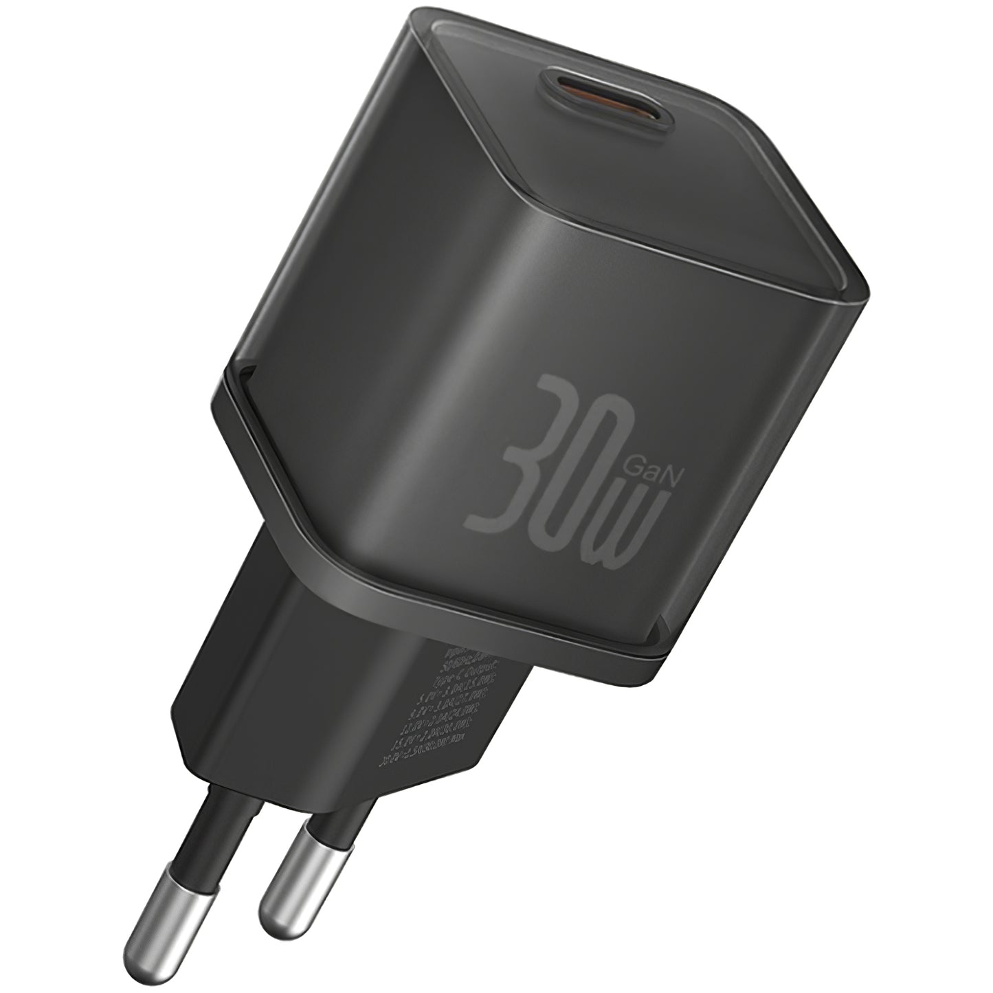 Baseus Chargeur réseau GaN5S, 30W, 3A, 1 x USB-C, Noir P10162504113-00