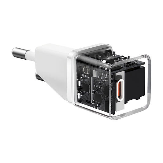 Baseus GaN5S Netzwerk-Ladegerät GaN5S, 20W, 3A, 1 x USB-C, Weiß P1016250503213-00