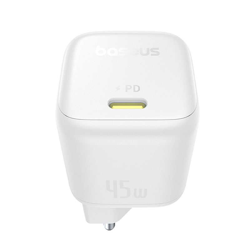 Baseus PicoGo Netwerkoplader, 45W, 3A, 1 x USB-C, Wit P10176800213-00