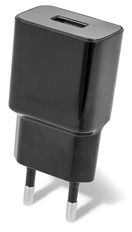 MaXlife MXTC-01 Netwerkoplader met microUSB-kabel, 10,5 W, 2,1A, 1 x USB-A, zwart