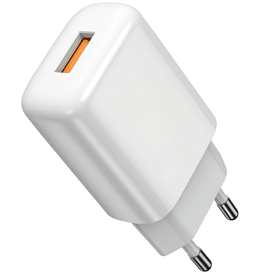 Prestico F7S Câble USB-C Chargeur réseau Prestico F7S, 12W, 2.4A, 1 x USB-A, Blanc