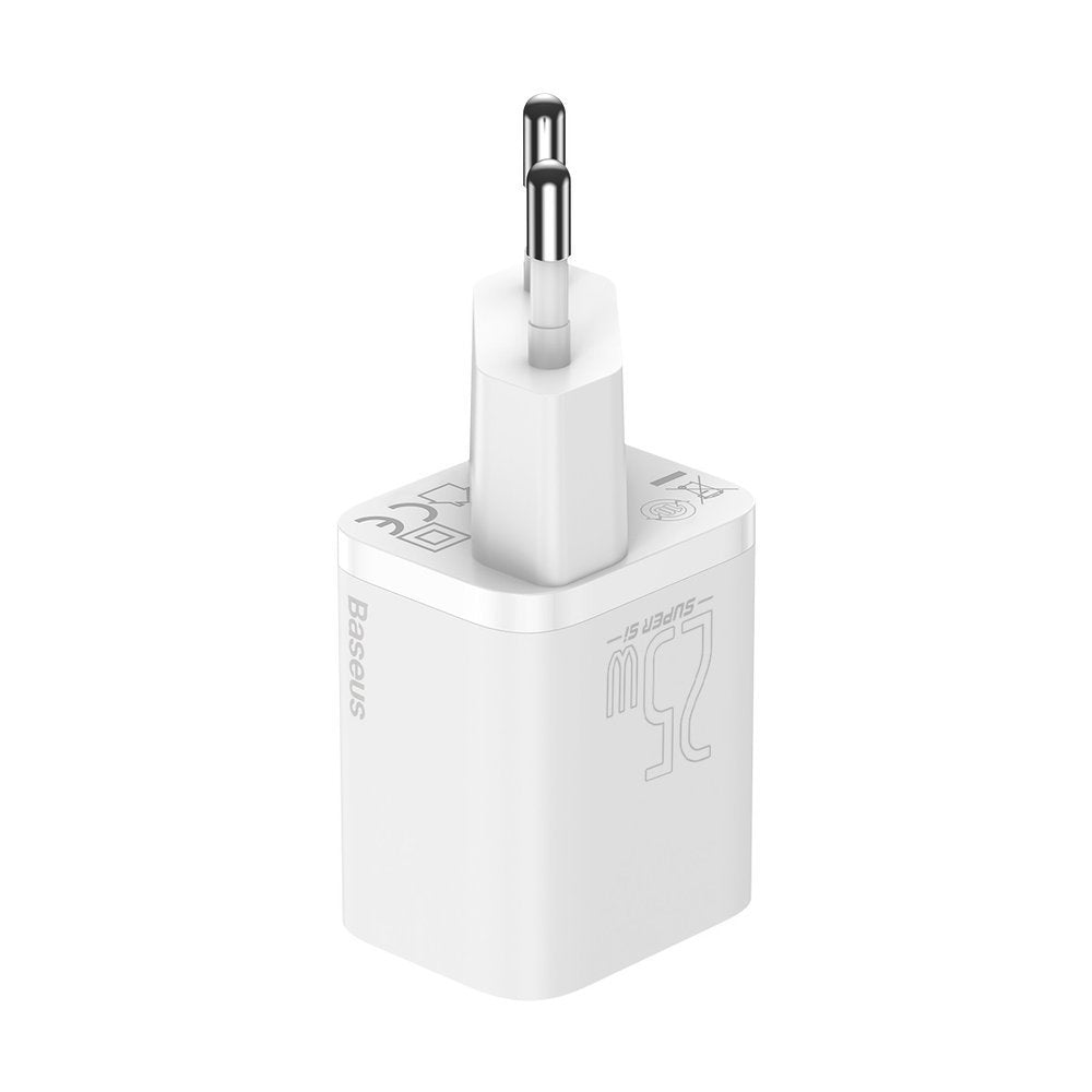 Netzteil mit USB-C-Kabel Baseus Super Si, 25W, 3A, 1 x USB-C, Weiß TZCCSUP-L02