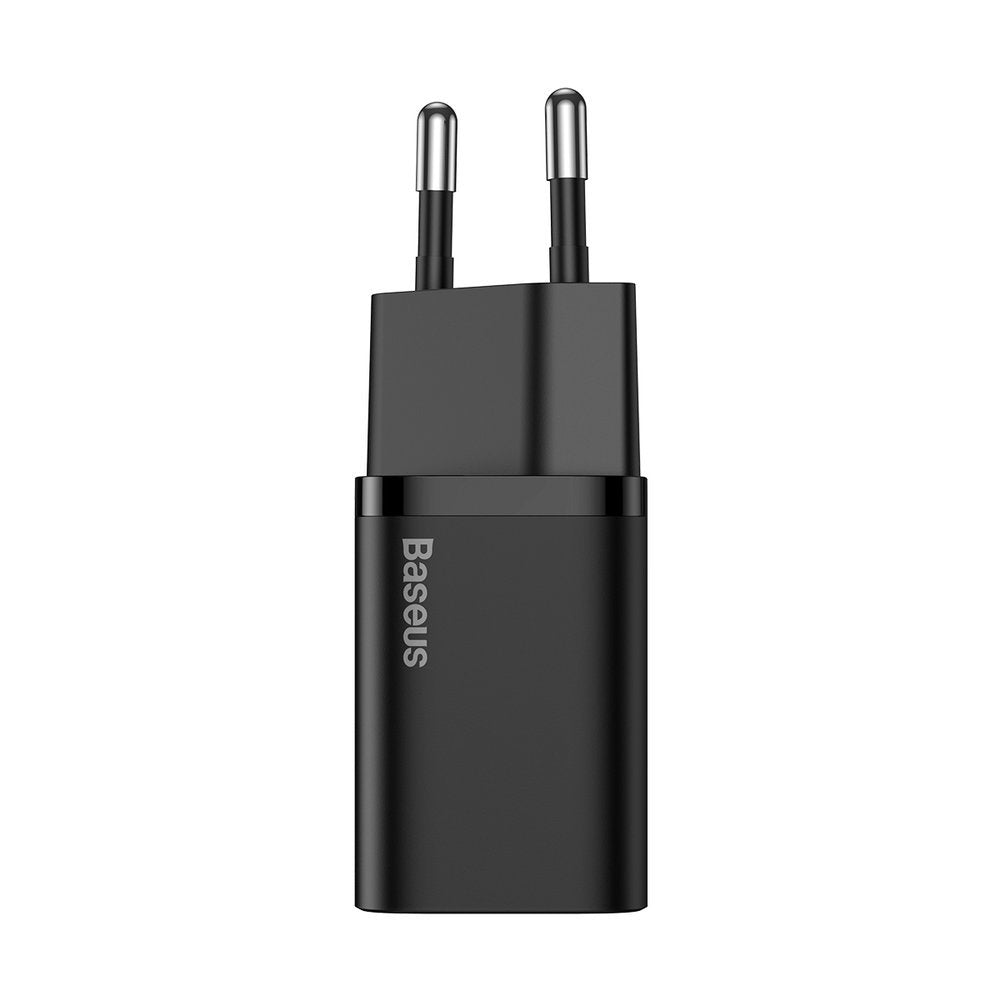 Baseus Super Si Network Charger with Lightning Cable, 20W, 3A, 1 x USB-C, Black TZCCCSUP-B01