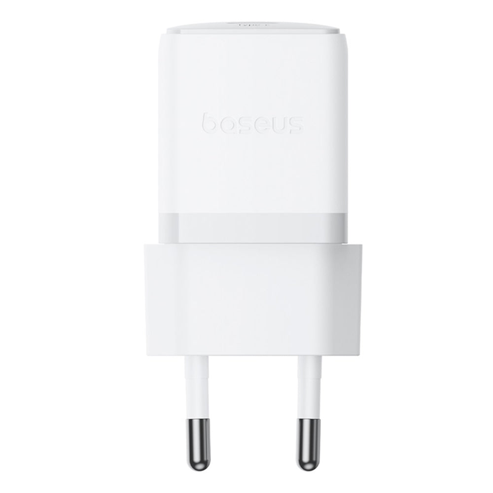 Chargeur réseau avec câble USB-C Baseus Palm, 20W, 3A, 1 x USB-C, Blanc P10111602213-01