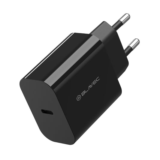 Netwerkoplader met USB-C Kabel Blavec BC-7, 45W, 3A, 1 x USB-C, Zwart
