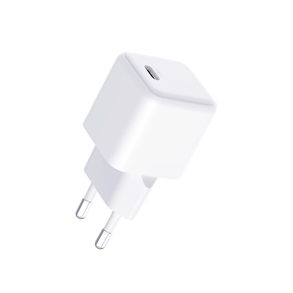 Chargeur réseau avec câble USB-C 3MK Hyper, 25W, 3A, 1 x USB-C, Blanc
