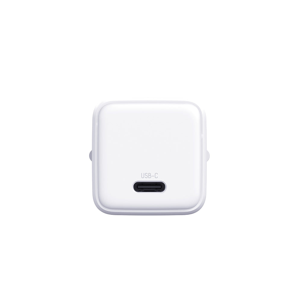 Chargeur réseau avec câble USB-C 3MK Hyper, 25W, 3A, 1 x USB-C, Blanc