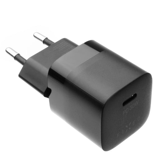 Netzladegerät Fixed Mini, 30W, 3A, 1 x USB-C, Schwarz