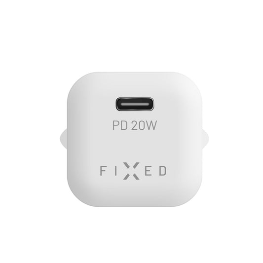 Netwerkoplader Fixed Mini, 20W, 3A, 1 x USB-C, Wit