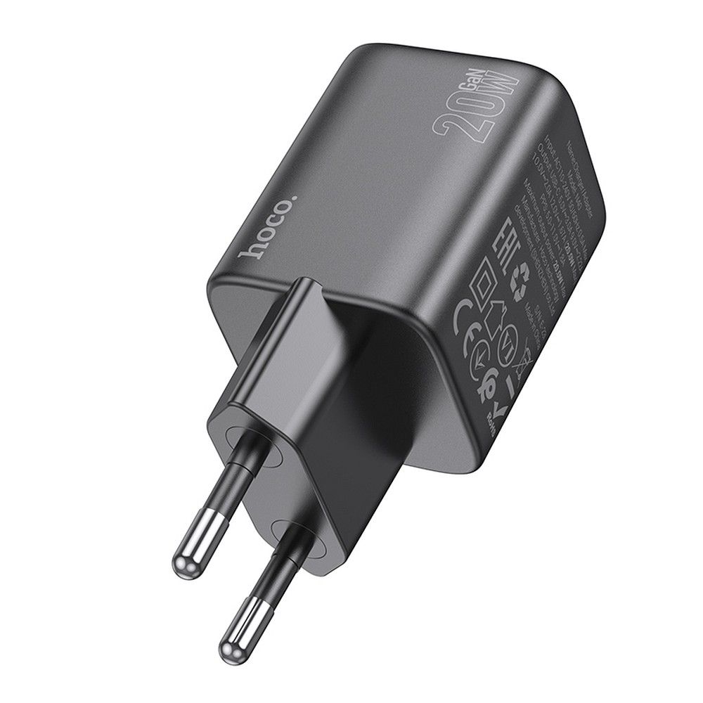 Netwerkoplader HOCO N40, 20W, 3A, 1 x USB-C, Zwart