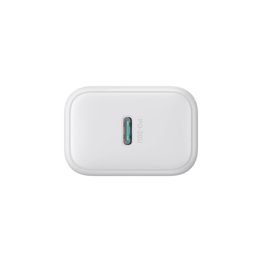 Chargeur Réseau Joyroom JR-TCF20, 20W, 3A, 1 x USB-C, Blanc