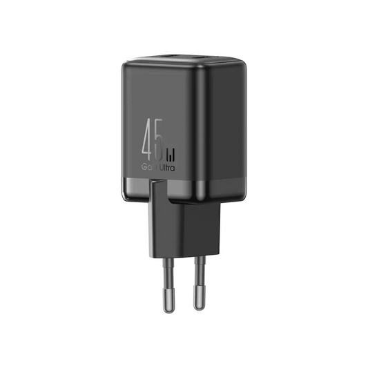 Joyroom JR-TCG17 Netwerkoplader, 45W, 3A, 2 x USB-C, Zwart