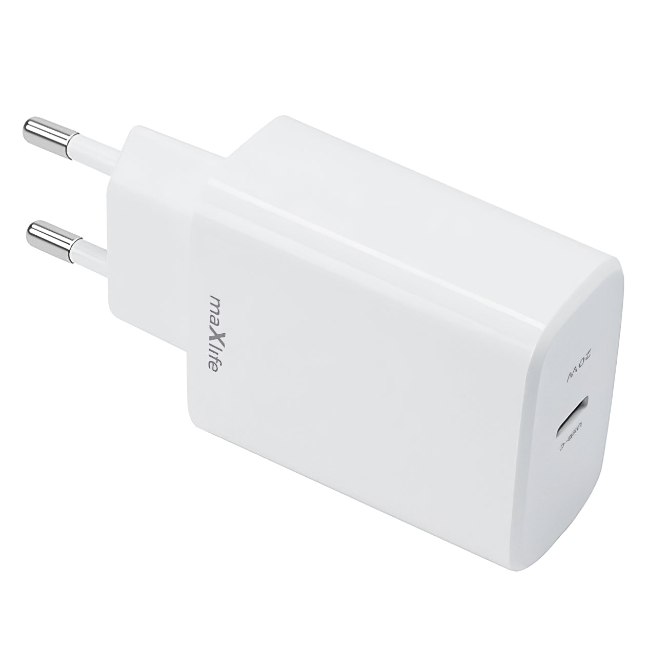 MaXlife MXTC-10-20C, 20W, 3A, 1 x USB-C, Wit