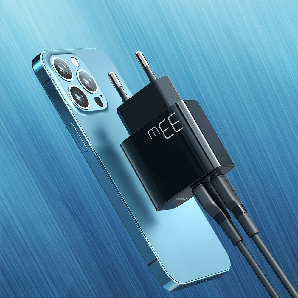 Netzladegerät McDodo CH-0921, 33W, 3A, 1 x USB-A - 1 x USB-C, Schwarz