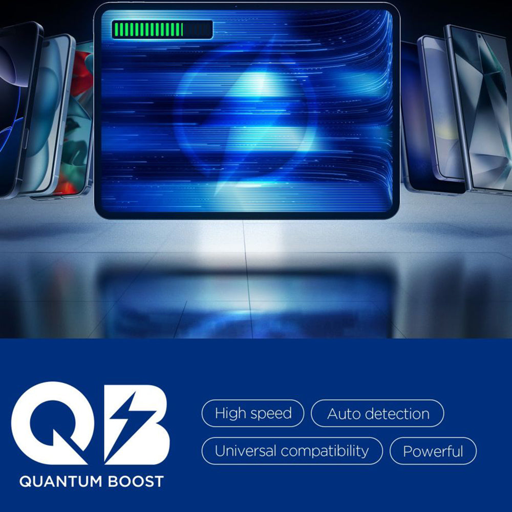 Chargeur Réseau Spigen Essential, 47W, 3A, 2 x USB-C, Noir ACH09457