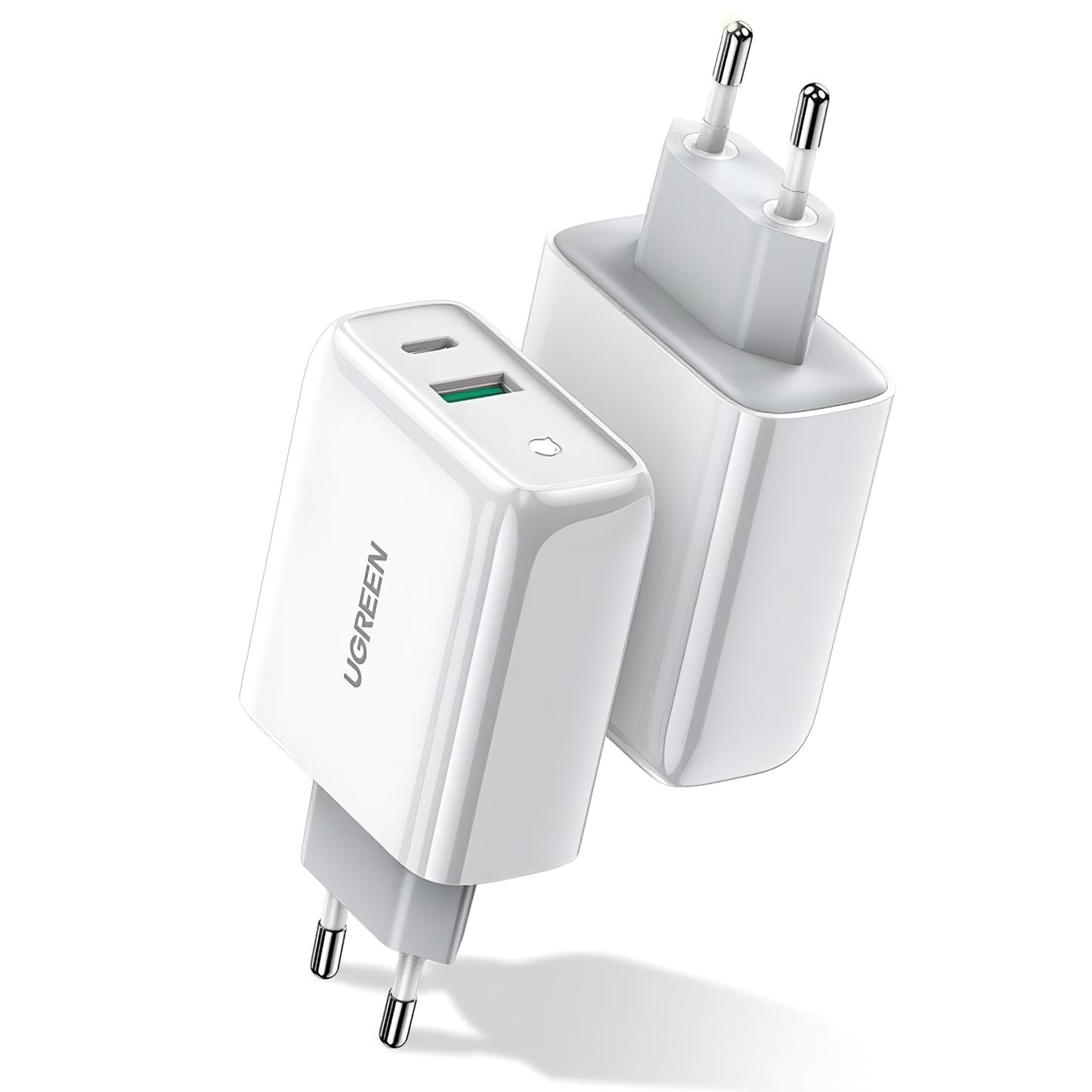 Netwerkoplader UGREEN CD170, 36W, 3A, 1 x USB-A - 1 x USB-C, Wit