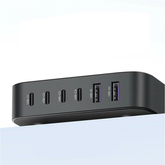Station de charge UGREEN CD271 Nexode, 200W, 5A, 2 x USB-A - 4 x USB-C, Gris