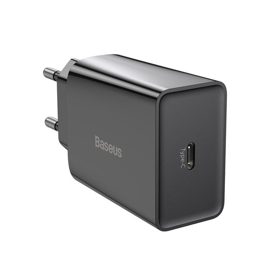 Chargeur secteur Baseus Speed, 20W, 3A, 1 x USB-C, Noir CCFS-SN01