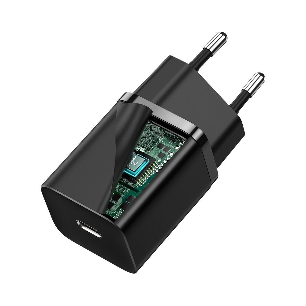 Baseus Super Si Netzteil 30W | 1x USB-C | Schwarz | PD & QC