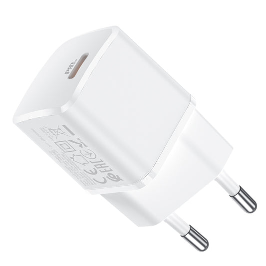 Netzwerk-Ladegerät HOCO N10, 20W, 3A, 1 x USB-C, Weiß