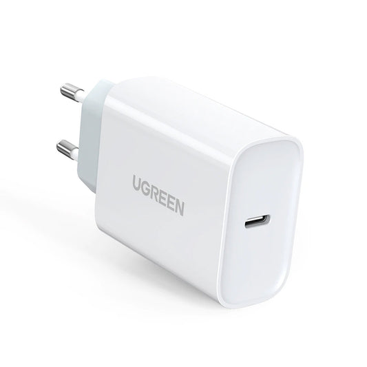 Chargeur réseau UGREEN CD127, 30W, 3A, 1 x USB-C, Blanc