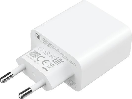 Xiaomi Netzwerk-Ladegerät, 33W, 3A, 1 x USB-A - 1 x USB-C, Weiß BHR4996996GL