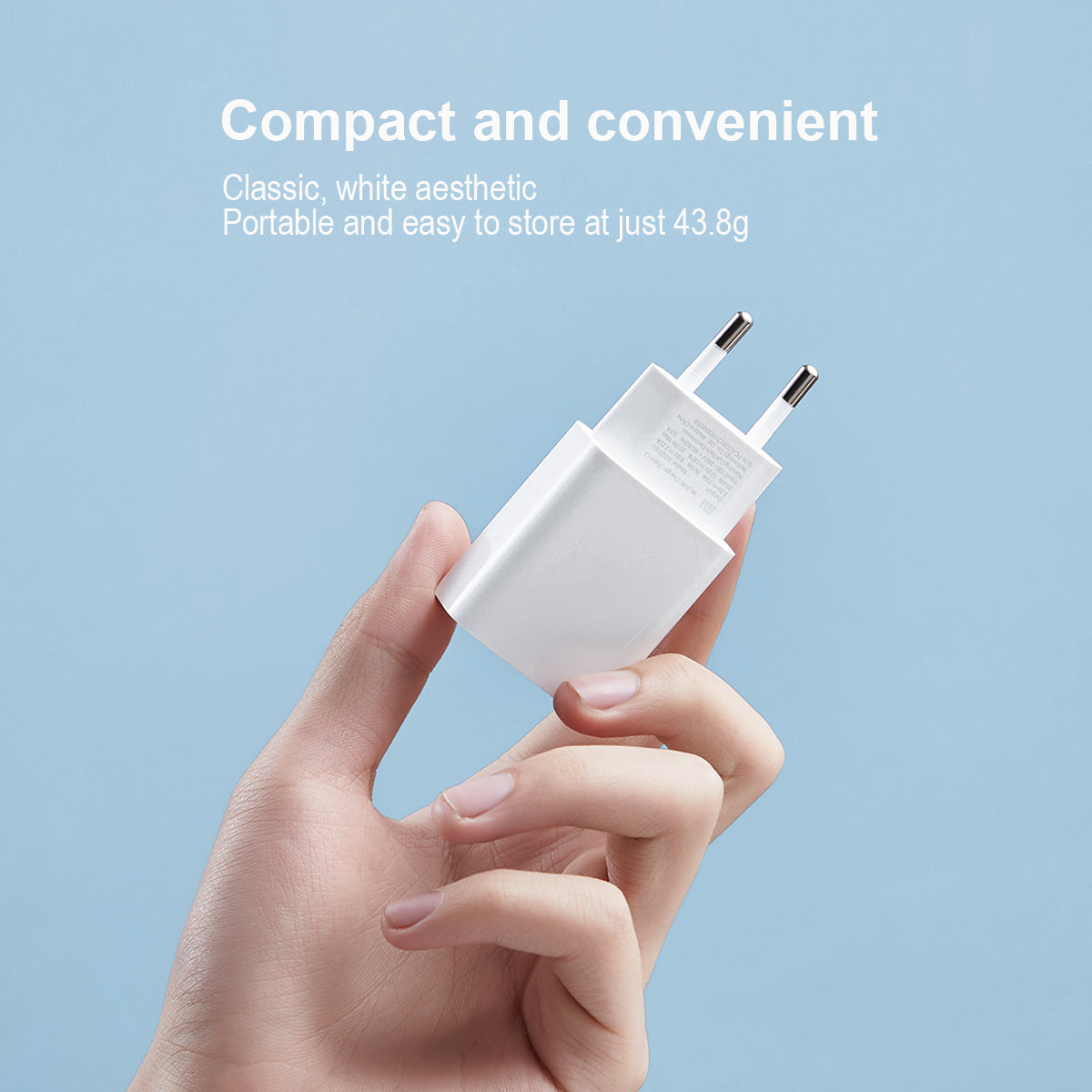 Chargeur secteur Xiaomi, 20W, 3A, 1 x USB-C, Blanc BHR4927GL