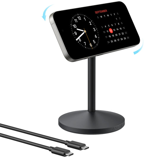 Anker MagGo Stand Wireless Netzladegerät, 15W, 1.67A, Schwarz A25X1H11