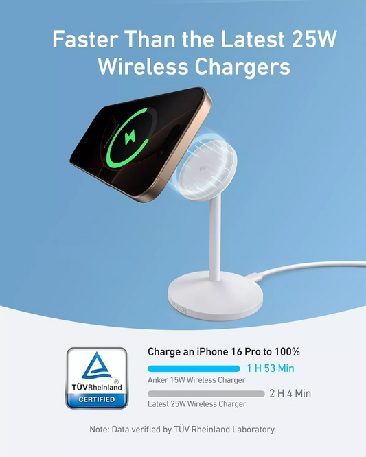 Anker MagGo Stand Wireless Netzladegerät, 15W, 1.67A, Weiß A25X1H21