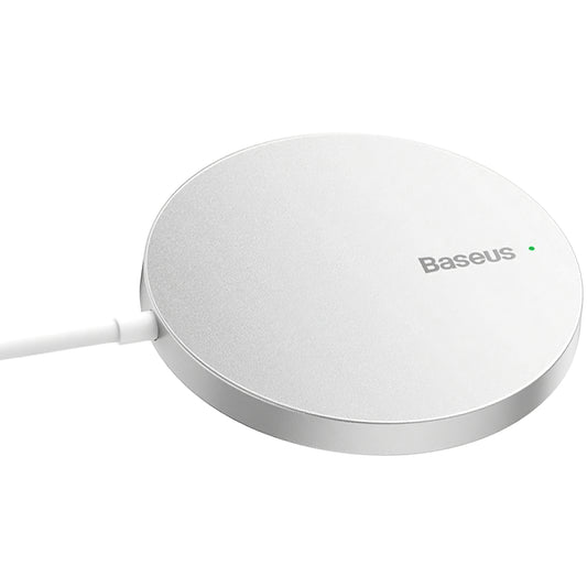 Drahtloses Netzwerk-Ladegerät Baseus Simple Simple Mini 3, 15 W, 1,67 A, Silber CCJJ040012