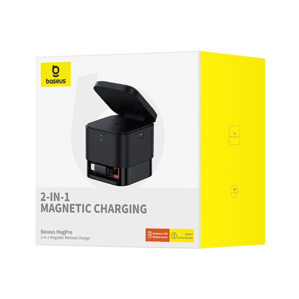 Baseus MagPro Wireless Netzladegerät, 25W, 1.67A, 1 x USB-C, Schwarz P10264100123-00